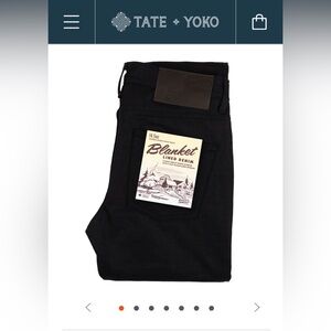 Naked and Famous Blanket Lined Denim/Super Guy Fit/Size 33